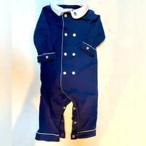 Ralph Lauren Baby Boy Sailor Onesie, Organic Cotton